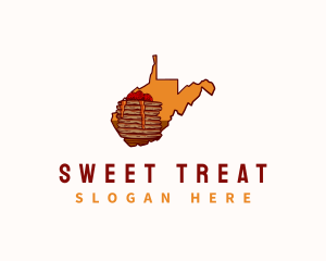 Buckwheat Pancake West Virginia logo design