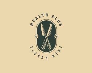 Oval Kitchen Knife Logo