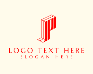 Condo - Abstract Building Letter P logo design