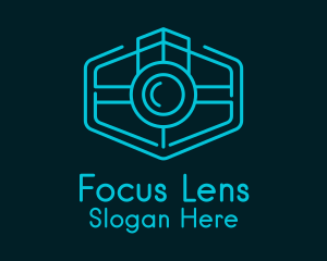 Minimalist Camera Lens logo