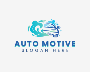 Water Splash Auto Detailing logo design