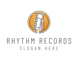 Recording Mic Podcaster logo