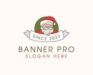 Santa Claus Banner logo