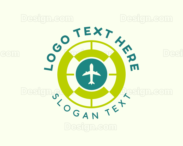 Airplane Flight Travel Logo