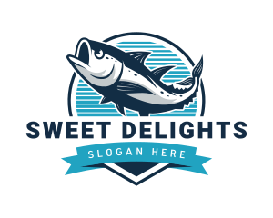 Fish Aquatic Seafood Logo