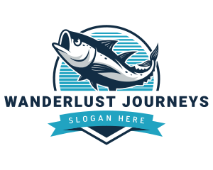 Fish Aquatic Seafood Logo