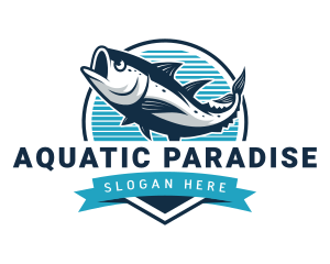 Fish Aquatic Seafood logo design