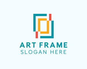 Geometric Art Gallery logo design