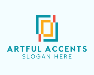 Geometric Art Gallery logo design