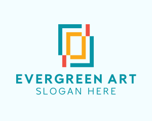 Geometric Art Gallery logo design