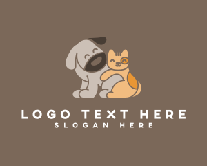 Pet Dog Cat Veterinary logo