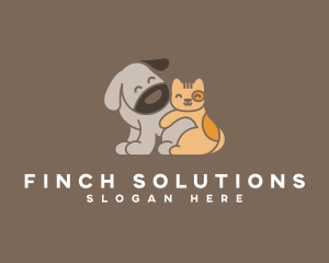 Pet Dog Cat Veterinary Logo