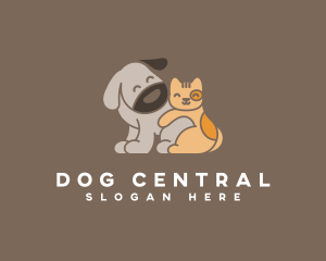 Pet Dog Cat Veterinary logo design