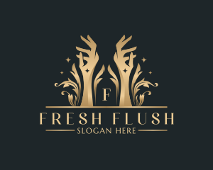 Luxury Hand Wellness Logo