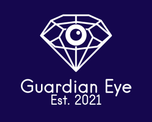 Elegant Diamond Eye logo design