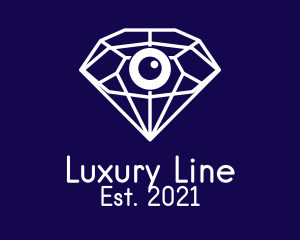 Elegant Diamond Eye logo design