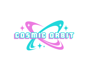 Galaxy Star Orbit logo design