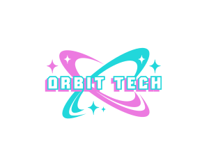 Galaxy Star Orbit logo design