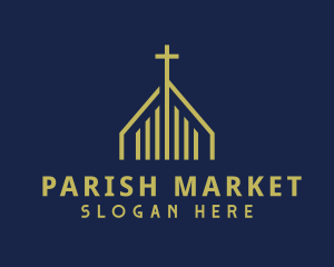 Golden Cross Parish logo design