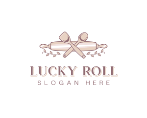 Dessert Baker Rolling Pin logo design