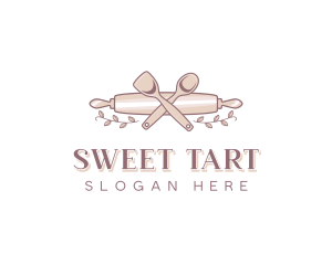 Dessert Baker Rolling Pin logo design