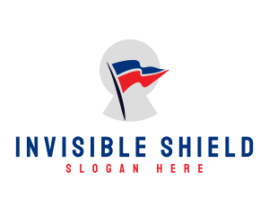 Privacy Flag Keyhole logo