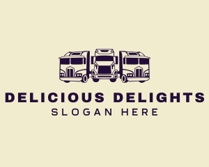 Fleet Logistics Truck Logo