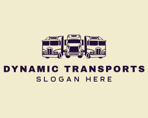 Fleet Logistics Truck logo design