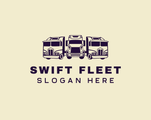 Fleet Logistics Truck logo