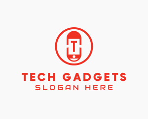 Gadget Phone Capsule logo design