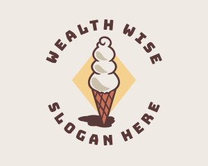 Ice Cream Parlor Logo