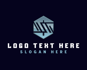 Commerce - Business Technology Letter S logo design