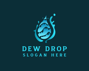 Water Drop Splash logo design