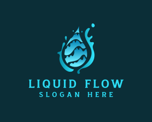 Water Drop Splash logo design