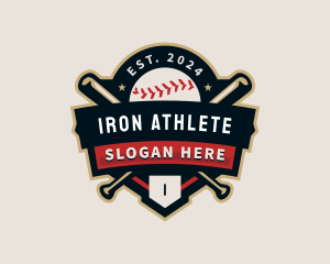 Sport Baseball League  logo design