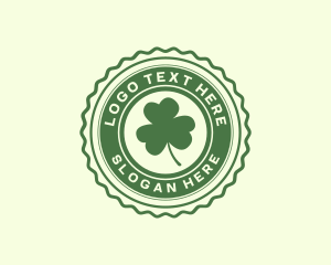 Lucky Clover Leaf logo