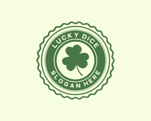 Lucky Clover Leaf logo design