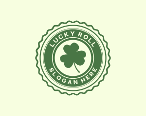 Lucky Clover Leaf logo design