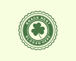 Lucky Clover Leaf logo design