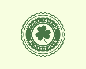 Lucky Clover Leaf logo design