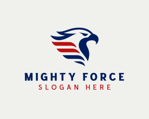 Eagle Aviation Air Force logo design