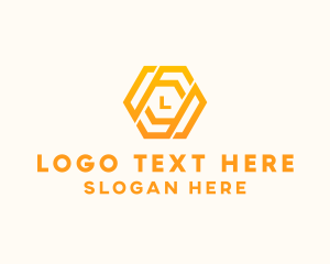 Finance Business Hexagon  logo