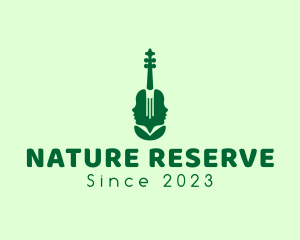 Natural Face Violin logo design