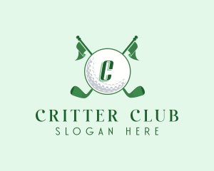 Golf Clubs League logo design