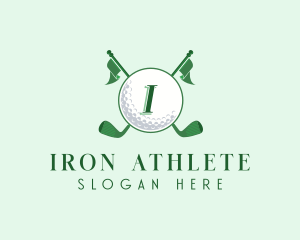 Golf Clubs League logo design