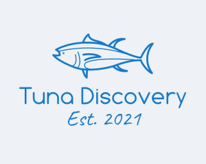 Tuna Fish Seafood logo design