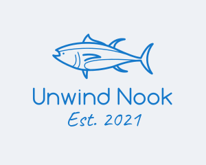 Tuna Fish Seafood logo design