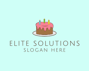 Sweet Birthday Cake logo design