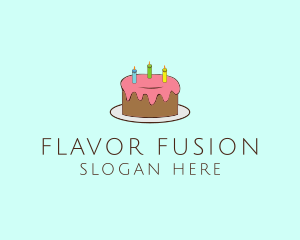 Sweet Birthday Cake logo design