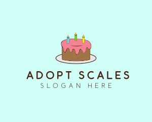 Sweet Birthday Cake logo design